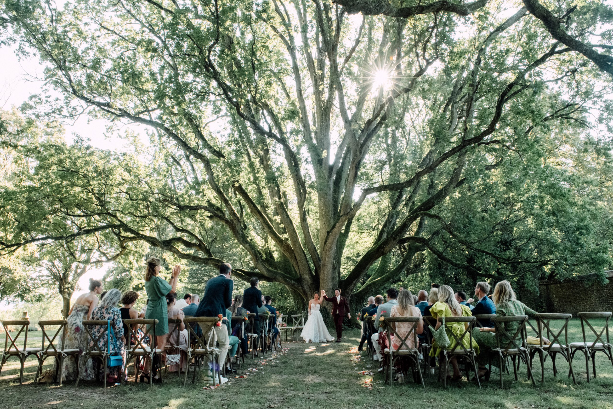 Bruiloft op een Frans kasteel